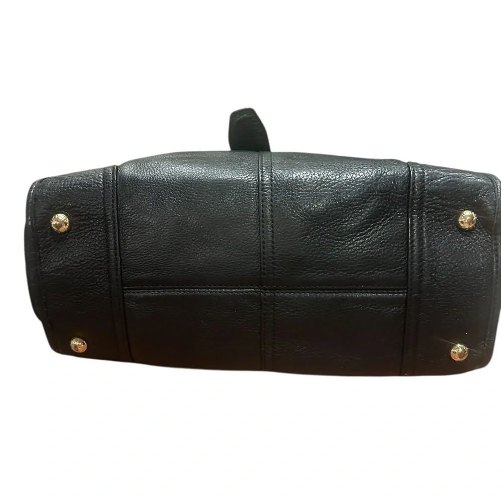 Michael Kors Black Leather Hudson Shoulder Bag Pebble Butter Leather! Non-Smoker - Picture 5 of 16